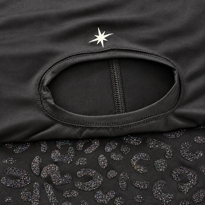 Brisa Ride balaclava eye opening with glitter star detail